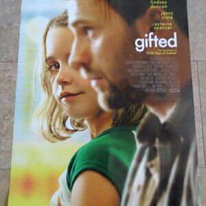 Gifted - Movie Poster with Chris Evans, Mckenna Grace and Octavia Spencer